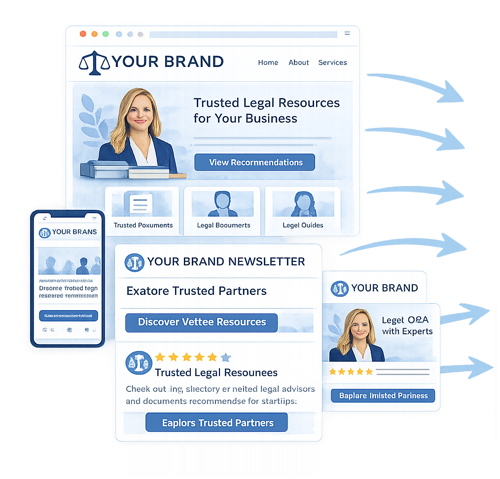 Brand channels distributing fragmented links