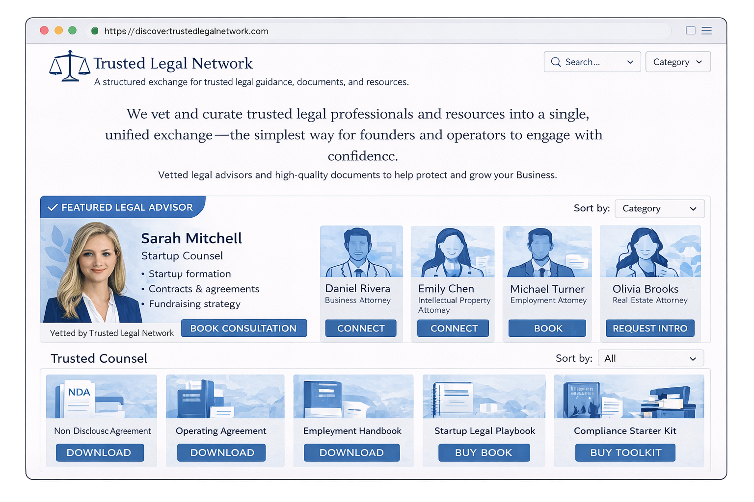 Unified branded exchange experience